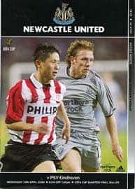 Newcastle United FC v PSV Eindhoven